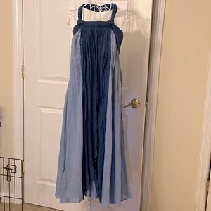 FREE PEOPLE Halter dress Size XS Color blue